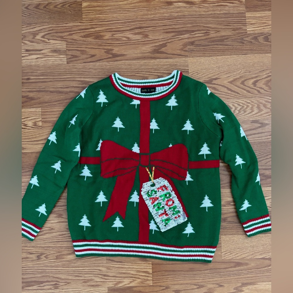 Festive and Fun Sequin Christmas Sweater